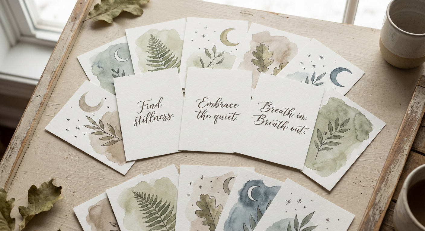 Reflection cards for lead magnet